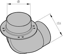 Колено 70/70, di = 70 mm, da = 72 mm купить в Хабаровске